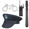 Souza! costume da poliziotto con cappello e accessori, età 4-7