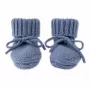Lodger pantofole Slipper Merino Wool neonato, Storm, 0-6 mesi