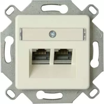 HEINRICH KOPP Cat.6a frutto per presa di rete RJ45 schermato, alluminio, 1 porta, LSA 920100004