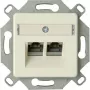 HEINRICH KOPP Cat.6a frutto per presa di rete RJ45 schermato, alluminio, 1 porta, LSA 920100004