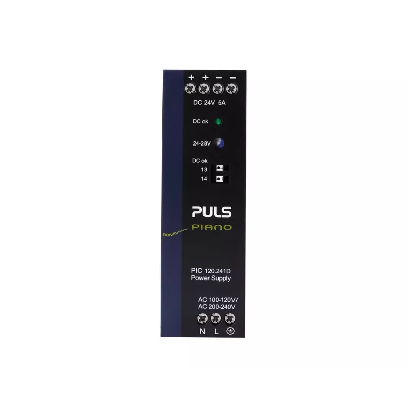 PULS Piano alimentatore DIN rail 24V DC 5A 120W (PIC120.241D)