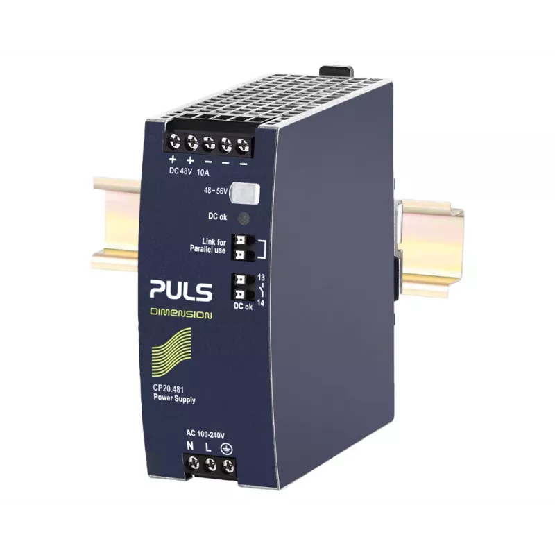 PULS CP20.481 alimentatore DIN rail 48V 10A 480W