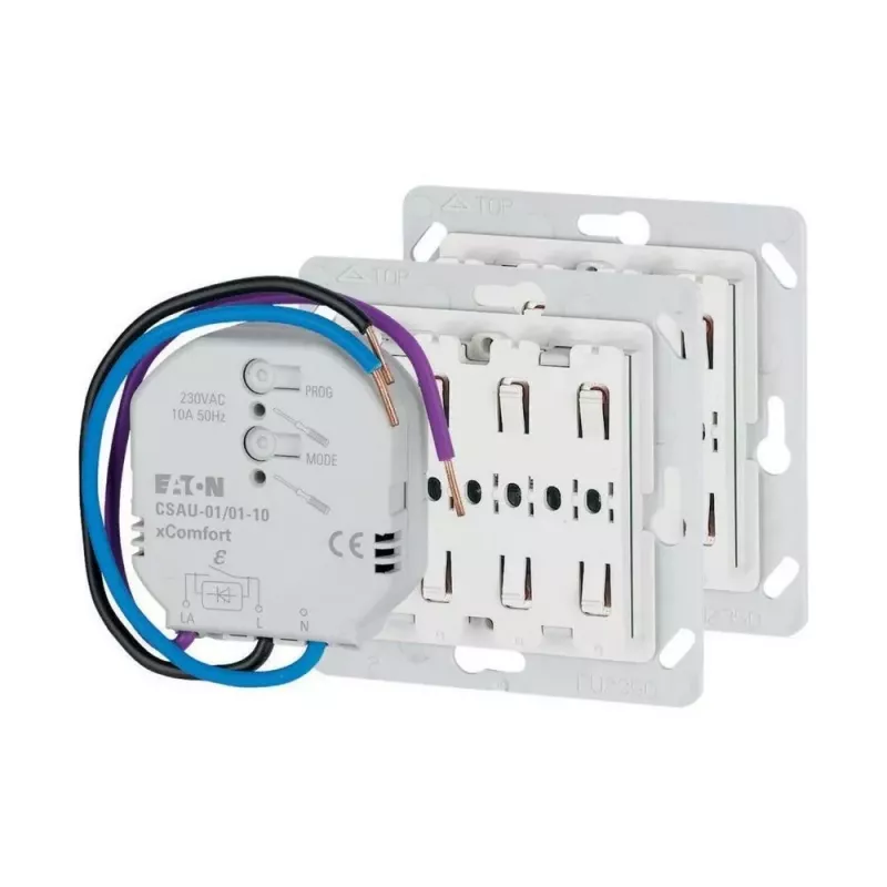 Eaton xComfort interruttore a parete radio, pulsante a 2 canali CPAD-00/215 193730