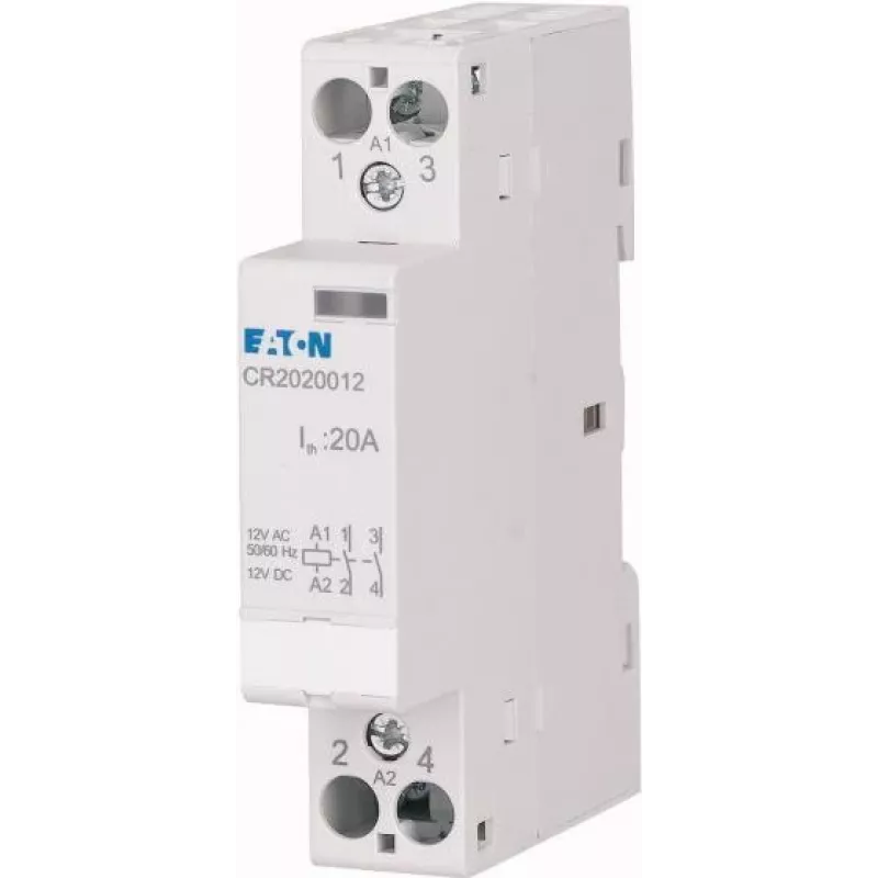 Eaton CR2011012 contattore di installazione 12V AC/DC 20A 1NO+1NC 2 poli 193906