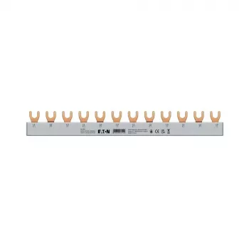 Eaton sbarra collettrice a forcella trifase EVGK-3PHAS/12MODUL, 63A, 12 moduli, 10mm², per xPole MCB/RCD (EP-501069)