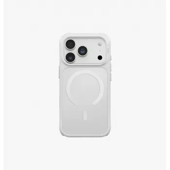 UNIQ Veren MagClick custodia di ricarica per iPhone 18 Pro / 17 Pro – Chalk Frost