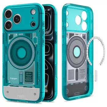Spigen Ultra Hybrid MagSafe custodia per iPhone 17 Pro Max / 18 Pro Max - C-One Bondi Blue