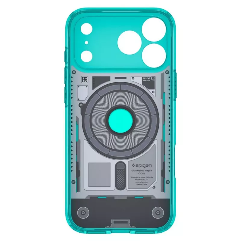 Spigen Ultra Hybrid MagSafe custodia per iPhone 17 Pro Max / 18 Pro Max - C-One Bondi Blue