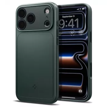Spigen Thin Fit MagSafe custodia per iPhone 18 Pro Max / 17 Pro Max - Abyss Green