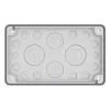 Eaton F3A-2K-M50/16-2 EP-501503 piastra a flangia IP55 materiale isolante EP