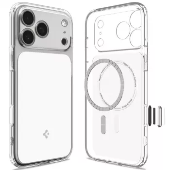Spigen Ultra Hybrid T Mag MagSafe custodia per iPhone 18 Pro Max / 17 Pro Max - bianco lucido