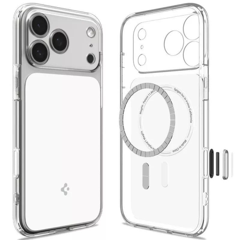 Spigen Ultra Hybrid T Mag MagSafe custodia per iPhone 18 Pro Max / 17 Pro Max - bianco lucido