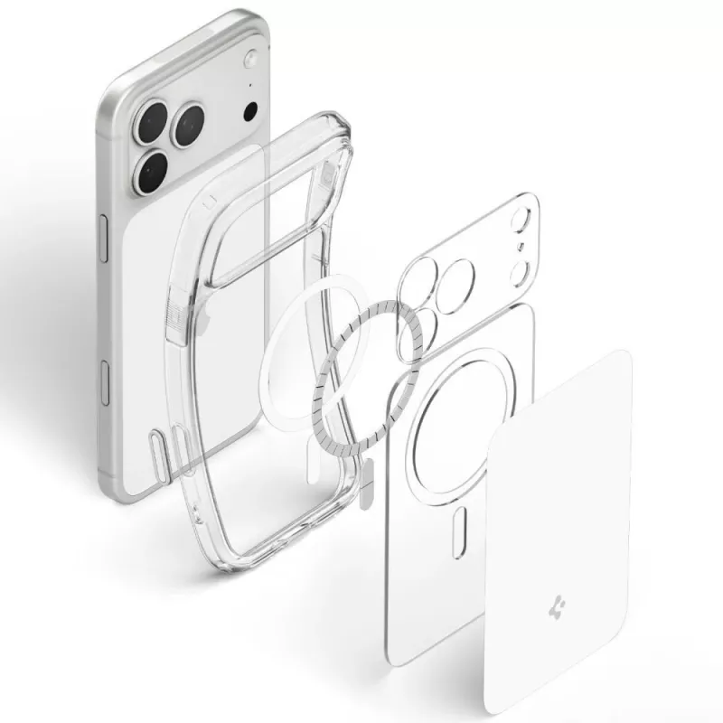 Spigen Ultra Hybrid T Mag MagSafe custodia per iPhone 18 Pro Max / 17 Pro Max - bianco lucido