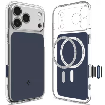 SPIGEN Ultra Hybrid T MagSafe iPhone 17 Pro Max / 18 Pro Max nero opaco blu