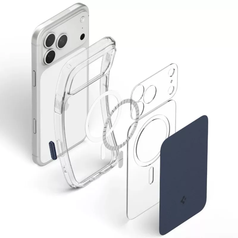 SPIGEN Ultra Hybrid T MagSafe iPhone 17 Pro Max / 18 Pro Max nero opaco blu