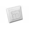 Wirewin DD-TRIO-K5E UP2 WS presa dati da incasso Cat5e schermata, 2x RJ45, LSA, bianco puro