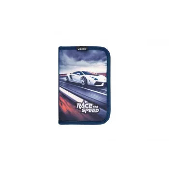 JOLLY astuccio portapenne completo con motivo racing, set da 30 pezzi (9940-9341)