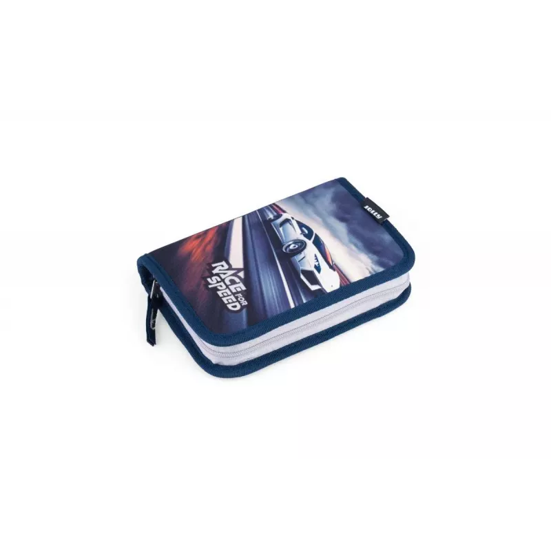 JOLLY astuccio portapenne completo con motivo racing, set da 30 pezzi (9940-9341)
