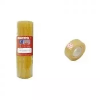 Kores nastro adesivo trasparente PP 19 mm x 33 m, 8 rotoli (K51319)