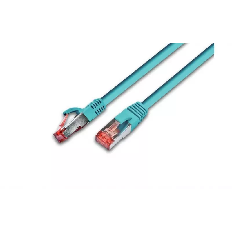 Wirewin cavo di rete S/FTP CAT6 0,75 m, turchese (PKW-PIMF-KAT6 0.75 TK)