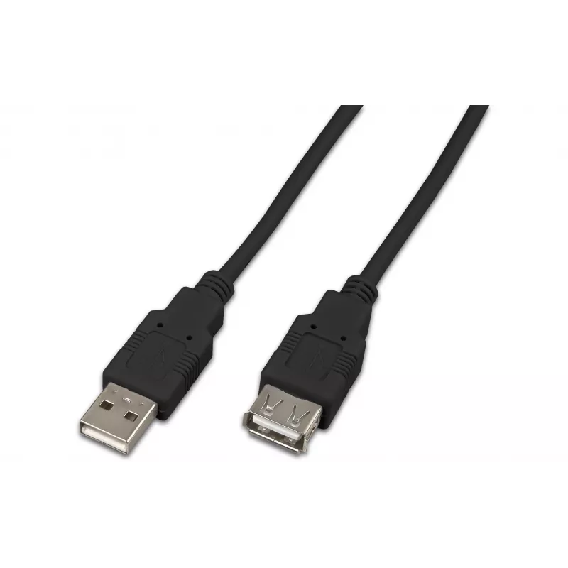 Wirewin USB A-A MF 0.15 SW cavo prolunga USB 2.0, 0,15 m, nero