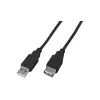 Wirewin USB A-A MF 0.15 SW cavo prolunga USB 2.0, 0,15 m, nero
