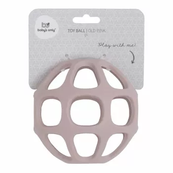 BABY'S ONLY pallina da dentizione in silicone, 0+ mesi, rosa antico