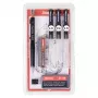 ARISTO mg1 pro College set penne a inchiostro, 3 penne 0,35 / 0,50 / 0,70 mm, 6 pezzi (AR64311)