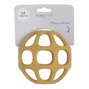 BABY'S ONLY BO-860.862.017.50 pallina da dentizione in silicone, 0+, ocra