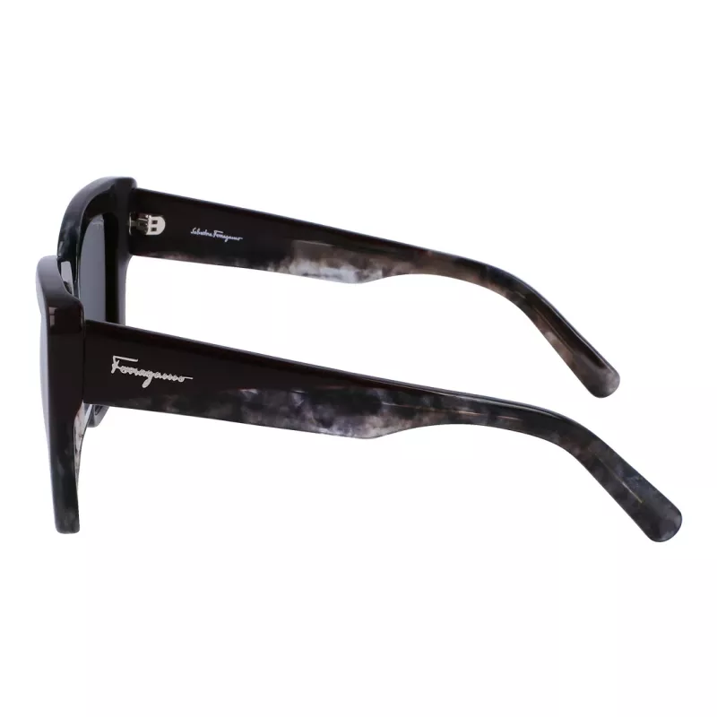 Ferragamo occhiali da sole donna SF1060S-21 farfalla, havana/marrone sfumato, 55mm