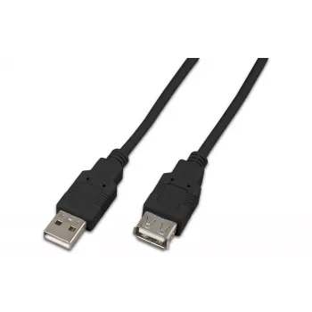 Wirewin USB A-A MF 0.5 SW cavo prolunga USB 2.0, 0,5 m, nero
