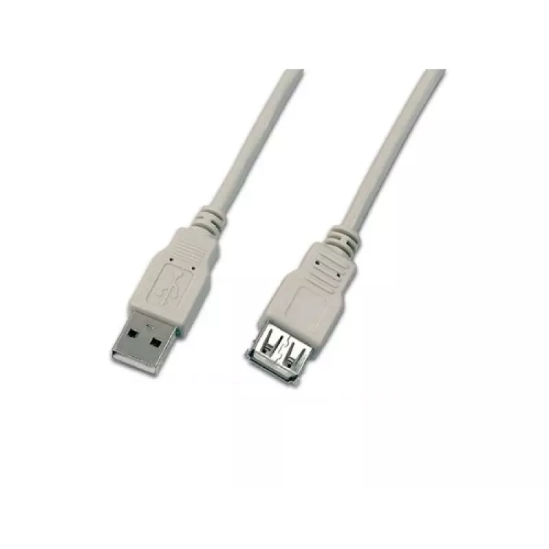 Wirewin USB A-A MF 2.0 GR cavo prolunga USB 2.0, 2 m, grigio
