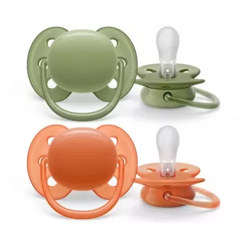Philips Avent Ultra Soft ciuccio neutro 18M+ (confezione da 2)