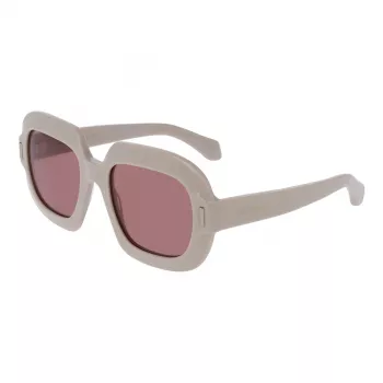 Ferragamo SF2068SE-259 occhiali da sole donna – montatura havana, lenti marrone sfumato, 54mm