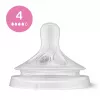 Philips Avent Natural Response set tettarelle in silicone per biberon (confezione da 3, Flow 3, 1+ mesi)