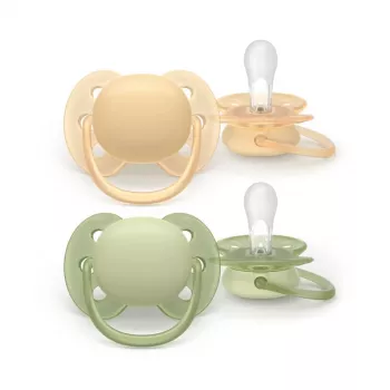 Philips Avent Ultra Soft ciuccio 6-18 mesi, confezione da 2, bambino