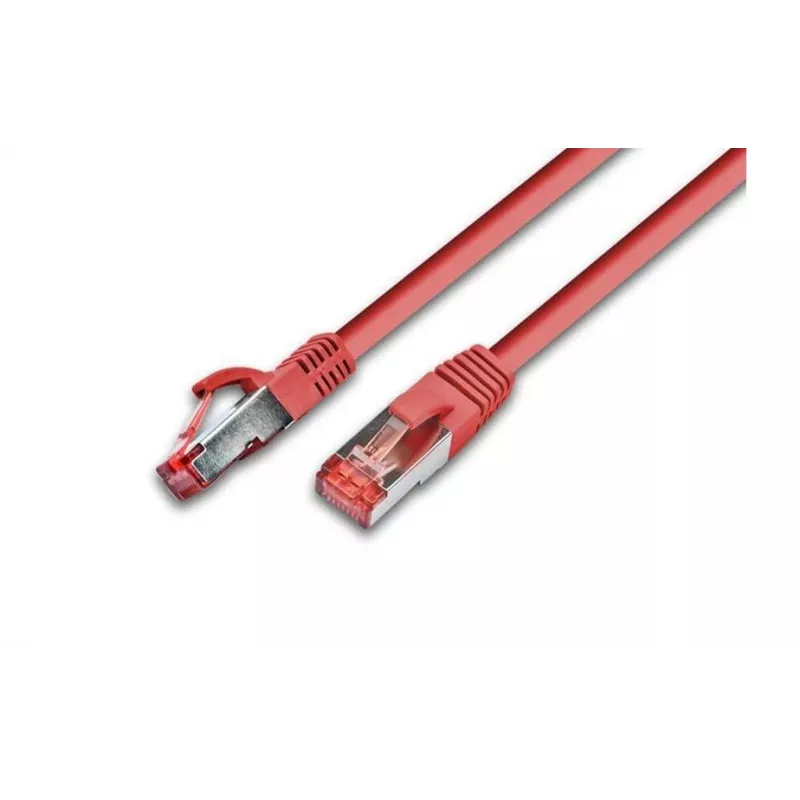 Wirewin cavo patch di rete Cat5e F/UTP, RJ45, rosso, 0,25m PKW-STP-K5E  0.25 RT