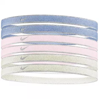 Nike Swoosh Sport elastici per capelli confezione da 6 lilla metallico, rosa, giallo N1002008511OS