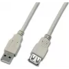Wirewin USB A-A MF 3.0 GR cavo prolunga USB 3 m USB 2.0 grigio
