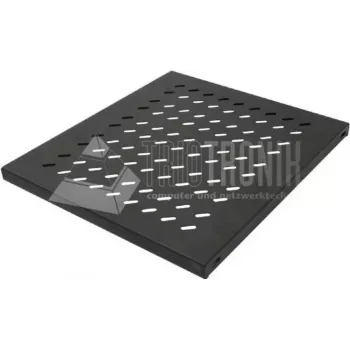 Wirewin SHELF 400 1U BL copertura posteriore rack per ripiano, nero