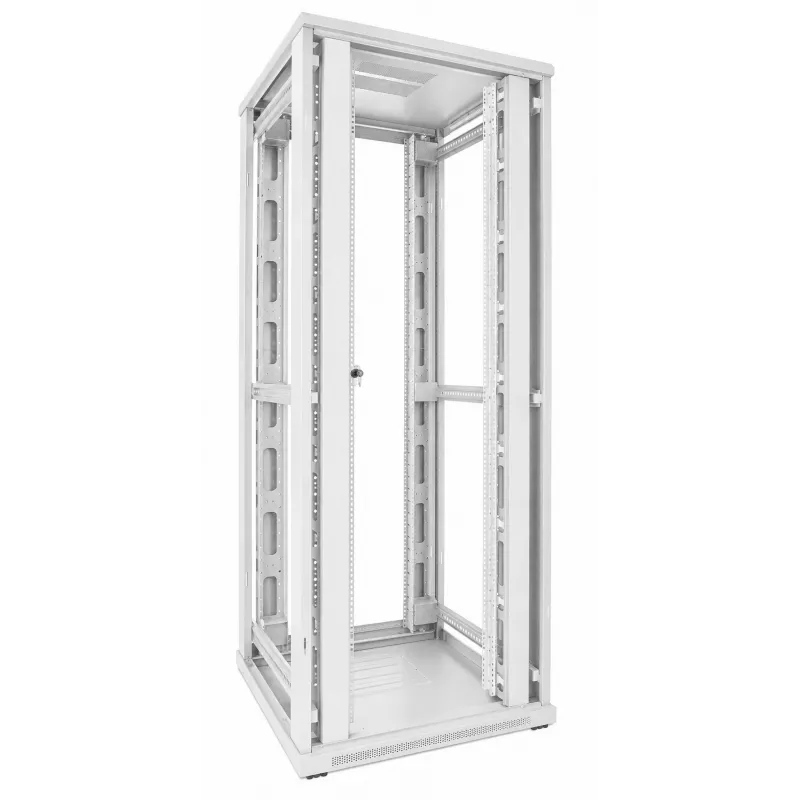 DSIT 47U rack server 19 pollici 800x800x2200mm bianco con doppie porte perforate DS8847DD-W