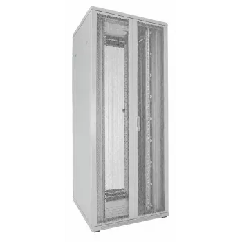 DSIT 42U armadio rack server 19 pollici 800x800x2000mm bianco, doppie porte perforate anteriore e posteriore DS8842DD-W