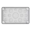 Eaton F3A-2K-M50/16-1 piastra a flangia IP55 materiale isolante grigio EP-501502