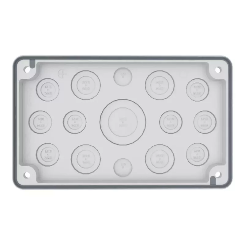 Eaton F3A-2K-M50/16-1 piastra a flangia IP55 materiale isolante grigio EP-501502