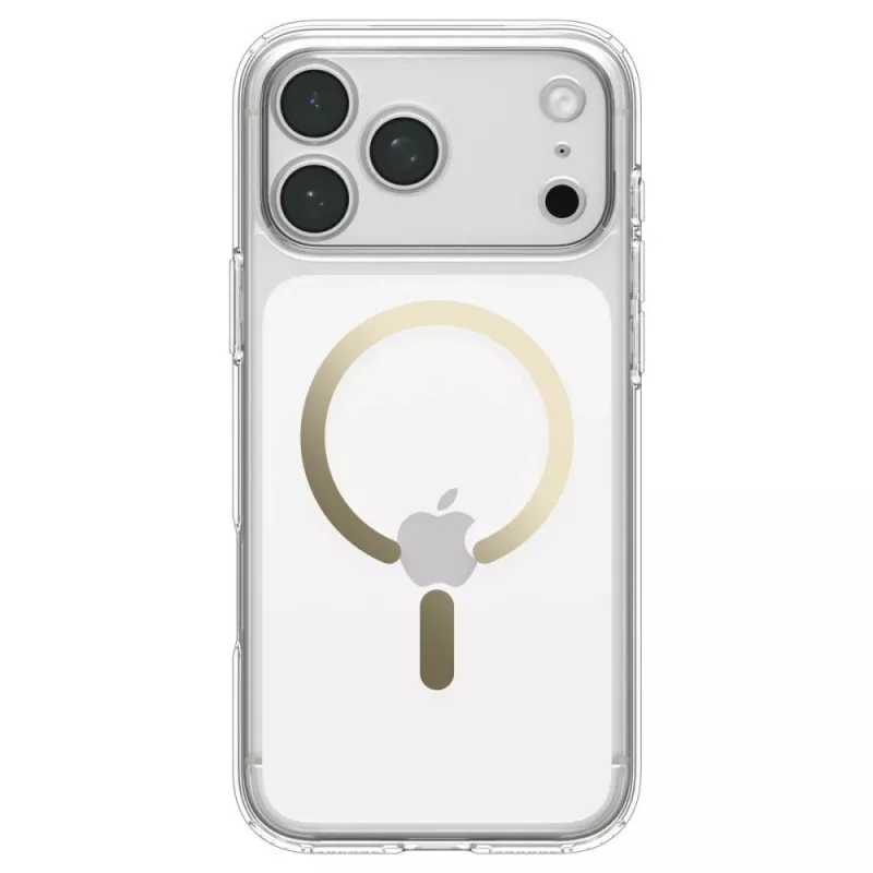 SPIGEN Ultra Hybrid custodia MagSafe per iPhone 17 Pro Max / 18 Pro Max – trasparente/oro