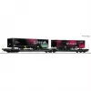 Roco 6600170 DC TX Logistik Sgns carro pianale H0