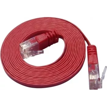 Wirewin Cat.6 cavo patch slim U/UTP 0,25m rosso PKW-SLIM-KAT6 0.25 RT