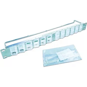 Wirewin pannello cieco modulare Keystone 24 porte di alta qualità, sistema Keystone regolabile a 0° o 45° (WKS PANEL 24 DYN ANG)