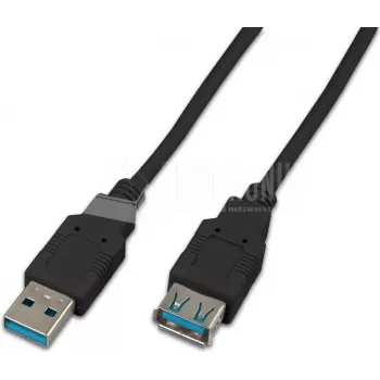 Wirewin USB 3.0 A-A MF 3.0 SW cavo USB 3 m USB 3.2 Gen 1 (3.1 Gen 1) USB A nero