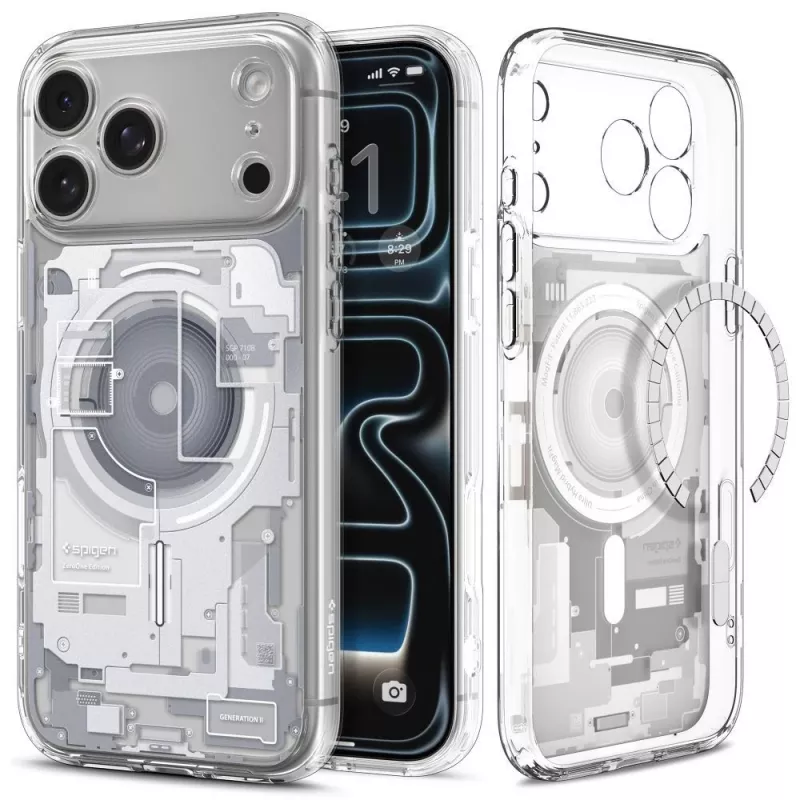 SPIGEN Ultra Hybrid MagSafe iPhone 17 Pro / 18 Pro Zero One bianco